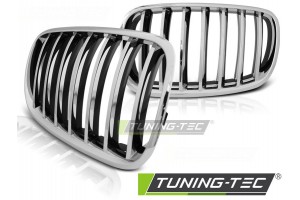 Решетка радиатора BMW X5 E70, X6 E71 08-13 Chrome